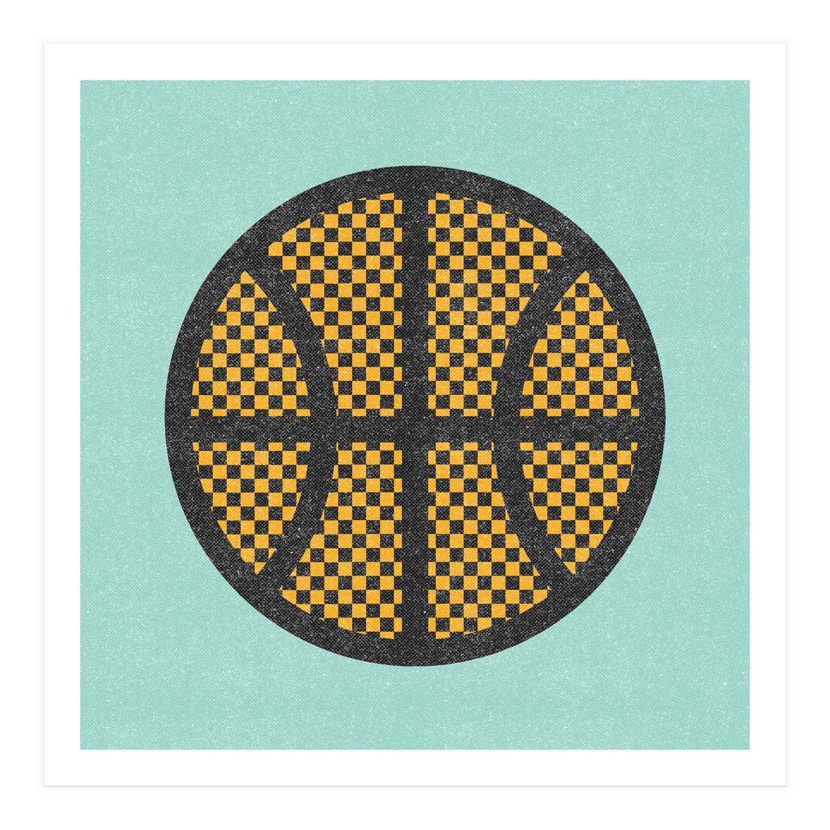 Op Art Basketball (Print Only)