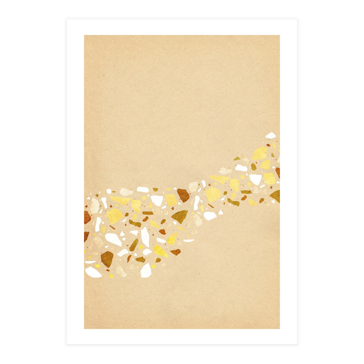 Abstract terrazzo pattern (Print Only)