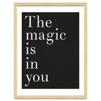 The Magic Is In You, Black