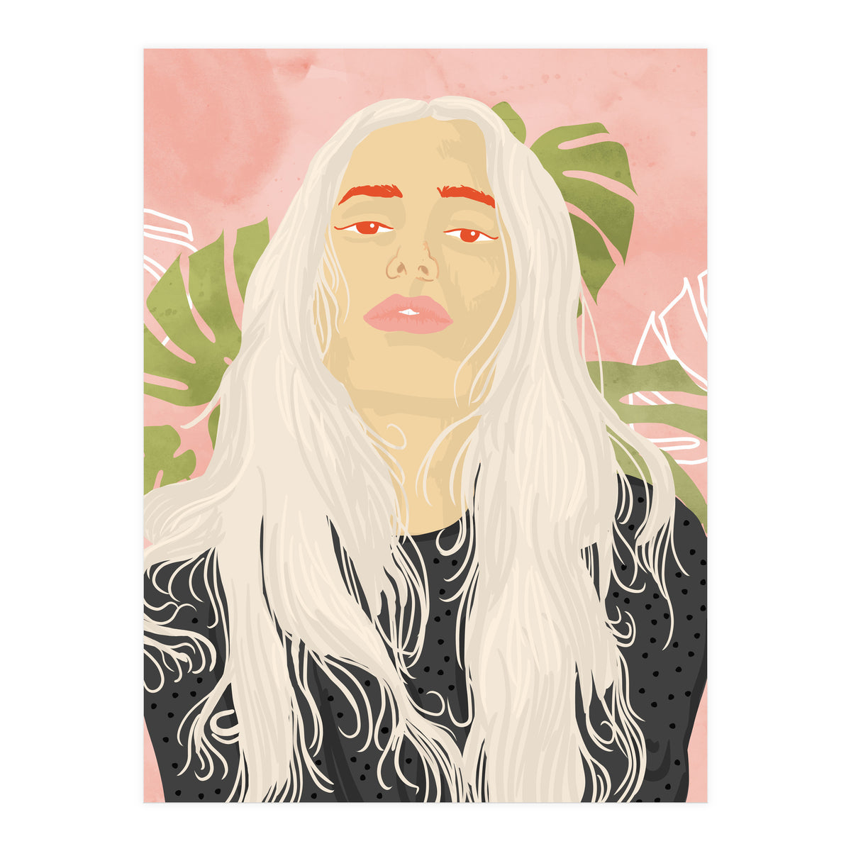 Tropical Fashionista (Print Only)