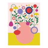 Happy flower Jar  (Print Only) thumbnail
