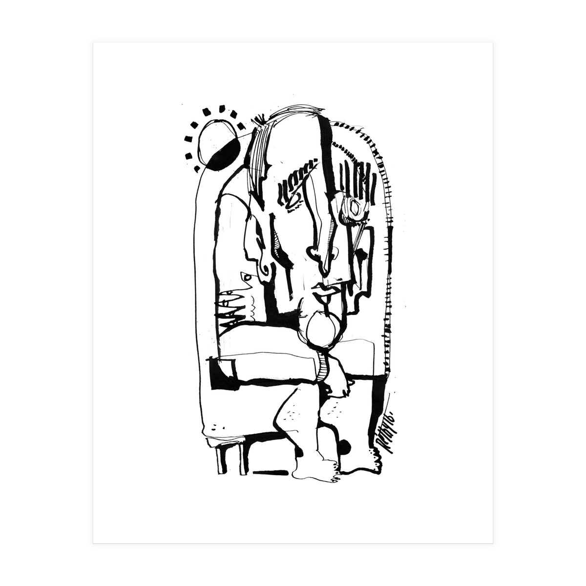 Freezing in Sunlight - b&w (Print Only)