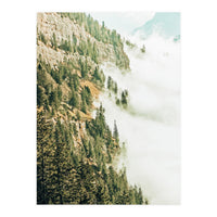 Hills And Fog (Print Only)