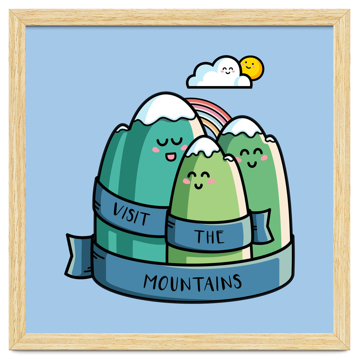 Kawaii Cute Visit the mountains