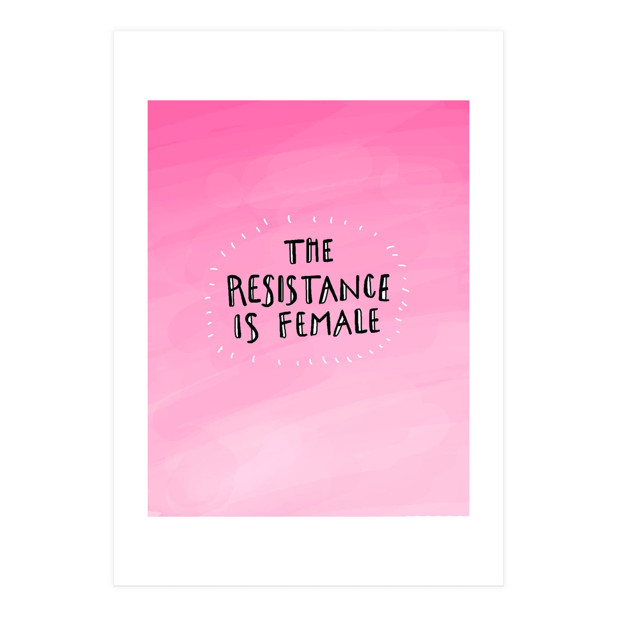 The Resistance Is Female (Print Only)