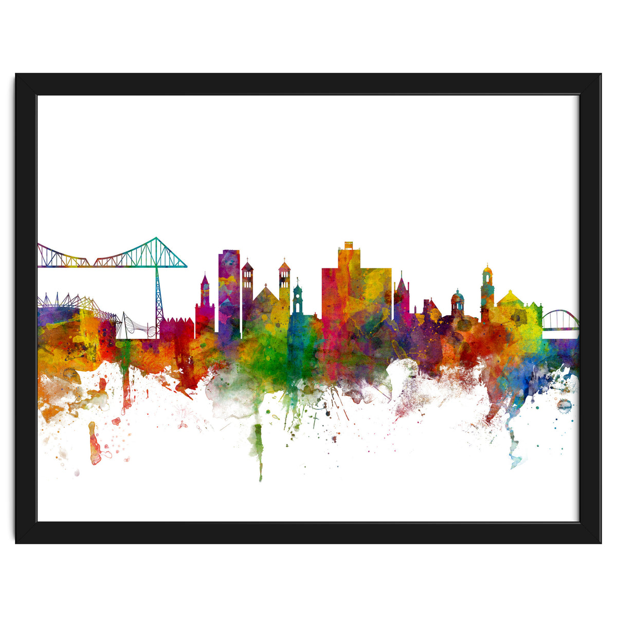 Middlesbrough England Skyline