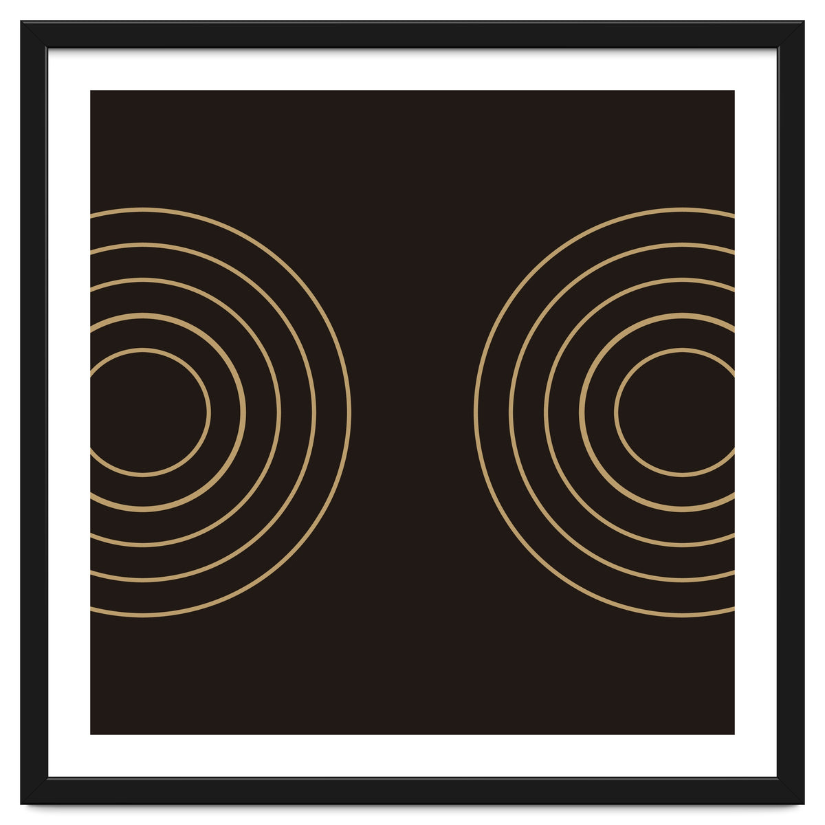 Golden circles | abstract minimal