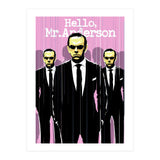 Hello Mr Anderson Matrix movie poster (Print Only) thumbnail
