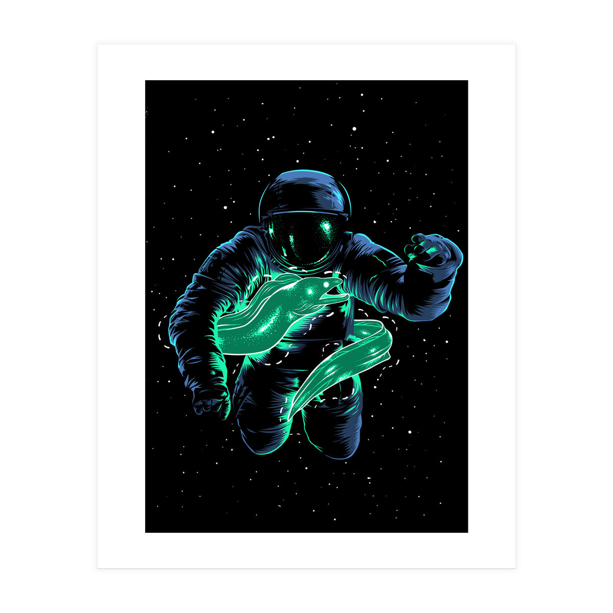 fish astronaut (Print Only)