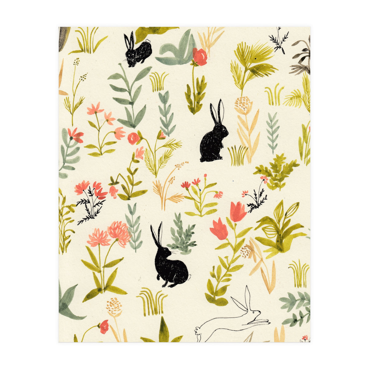 Black Rabbits (Print Only)