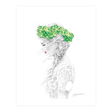 Green Hydrangea Girl (Print Only) thumbnail