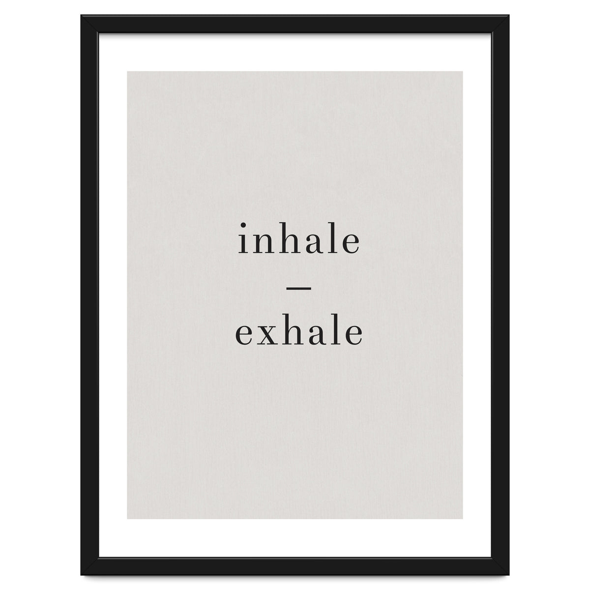 Inhale Exhale Grey Yoga