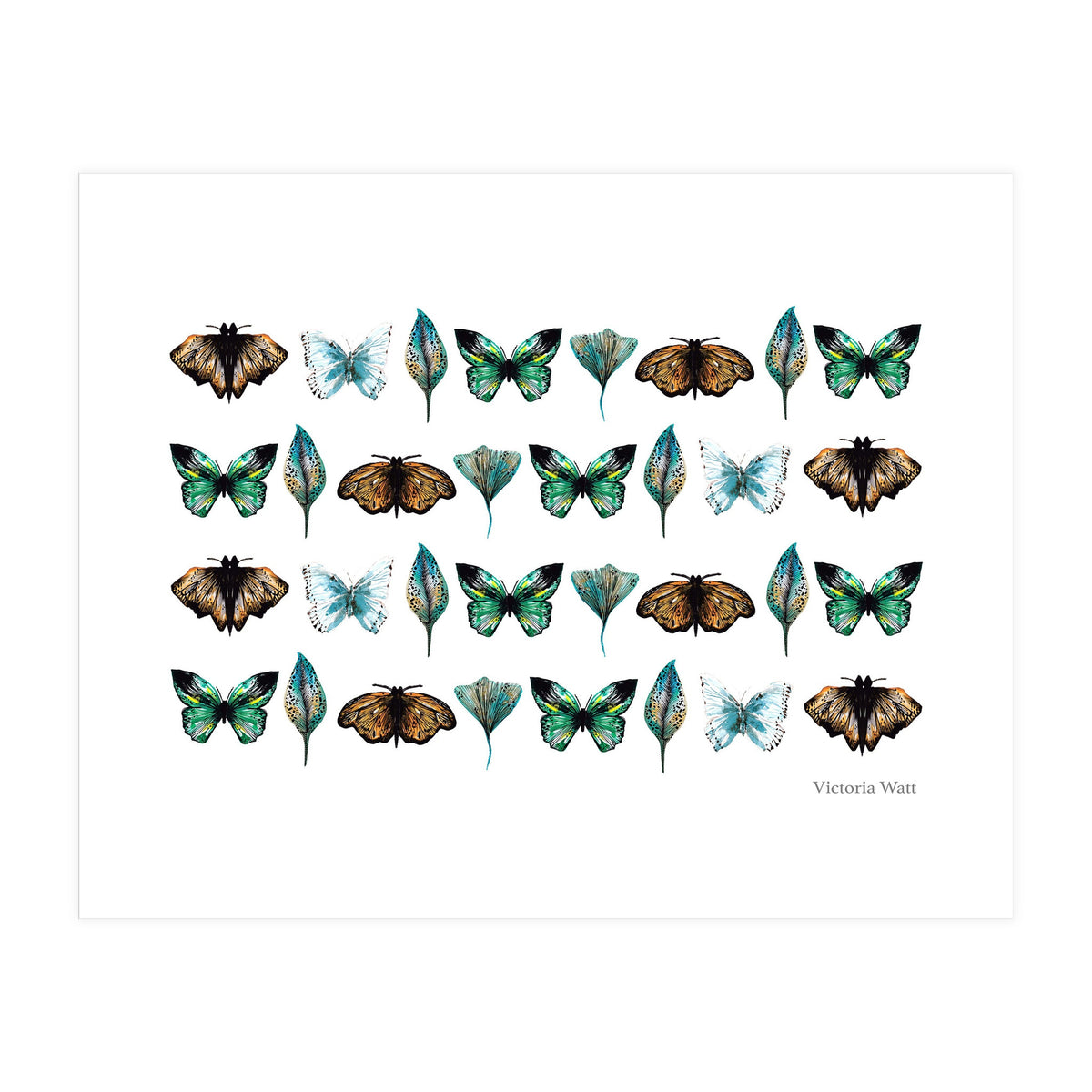 Spring Butterflies (Print Only)