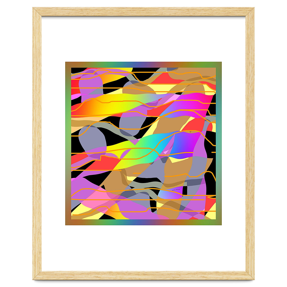 ABSTRACT COLOR BANDS