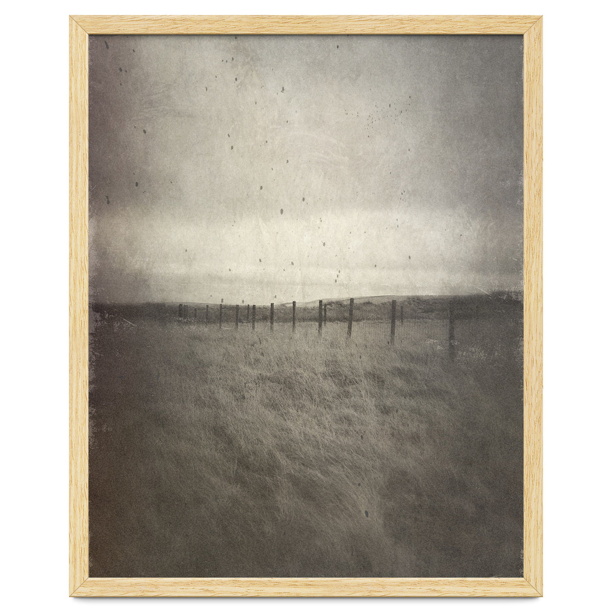 Bleak winter landscape of Saddleworth Moor