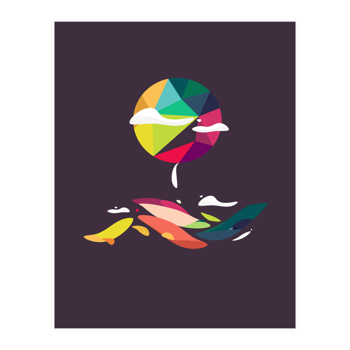 Landscape sun (Print Only)