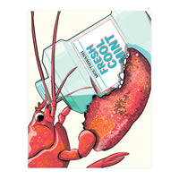 Lobster Drinking Mouthwash (Print Only)