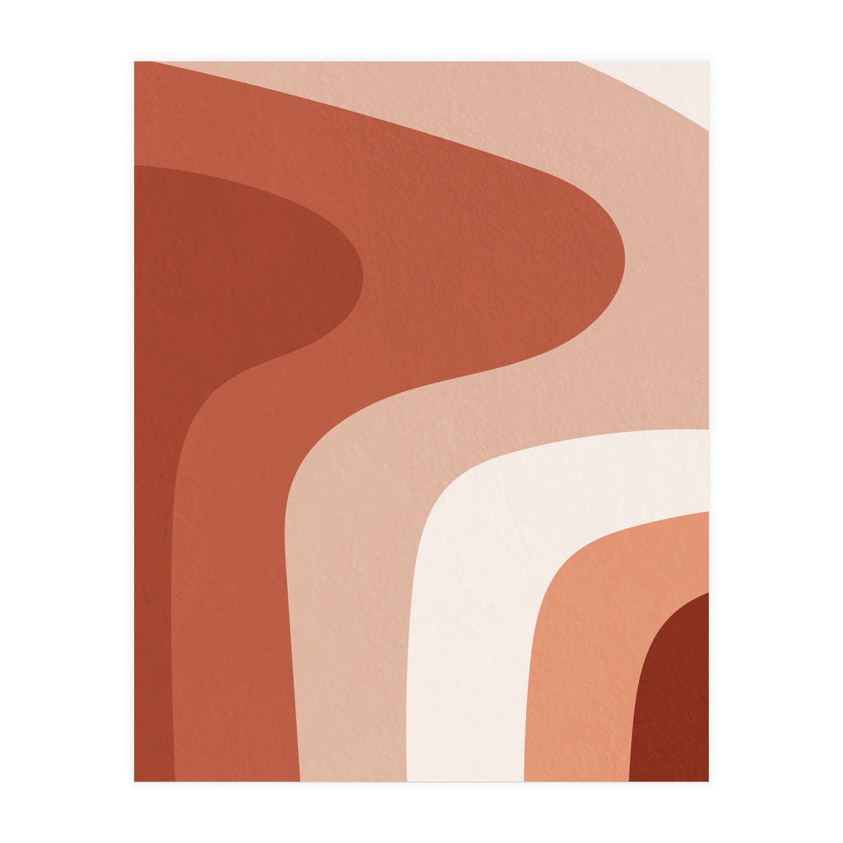 Colorful Retro Waves (Print Only)