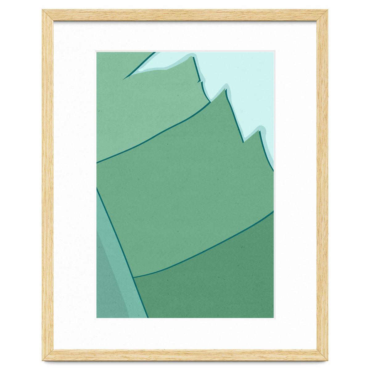 Abstract Banana Leaves Three - Greener Eden