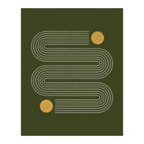 Mid-Century Modern No.25 - Woodblock Print (Print Only) thumbnail