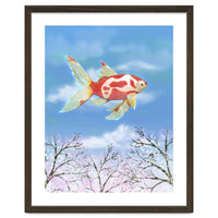 Flying goldfish