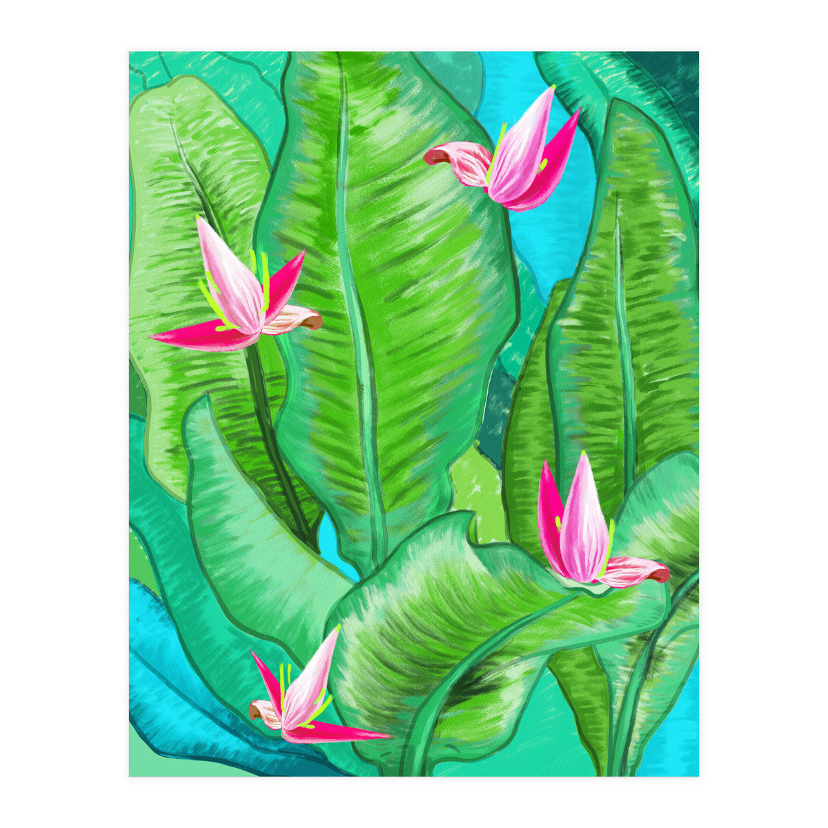 Banana Floral (Print Only)