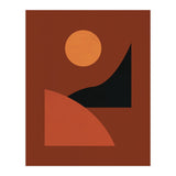 Abstract Geometrical Terracota Earthy Tones (Print Only) thumbnail