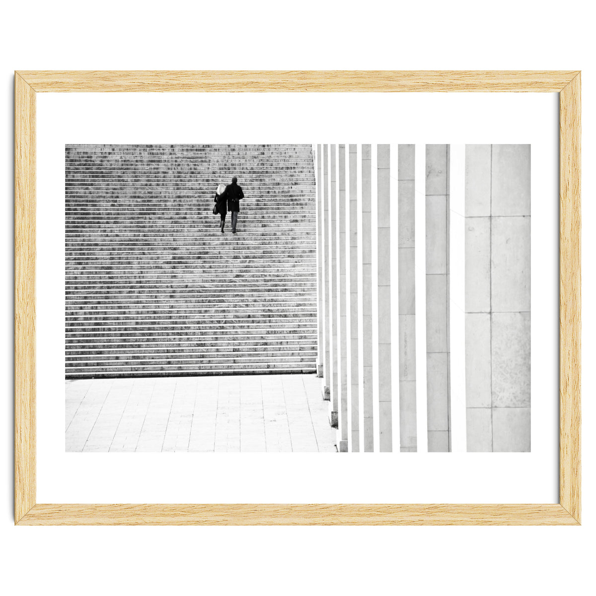 Couple On Stairs, Paris