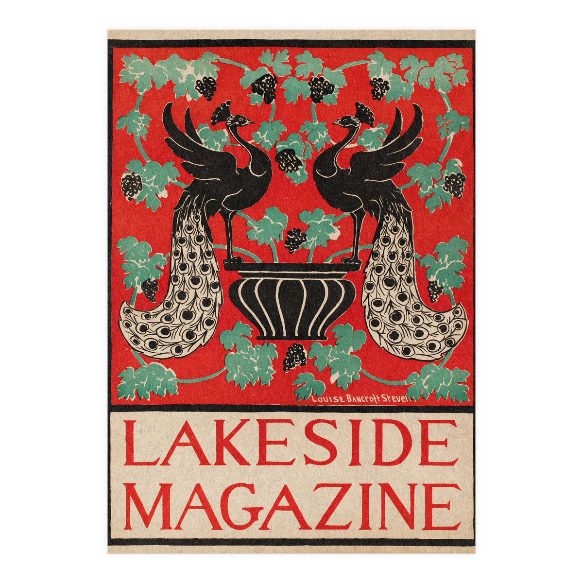 Lakeside Magazine (With Peacocks) (Print Only)
