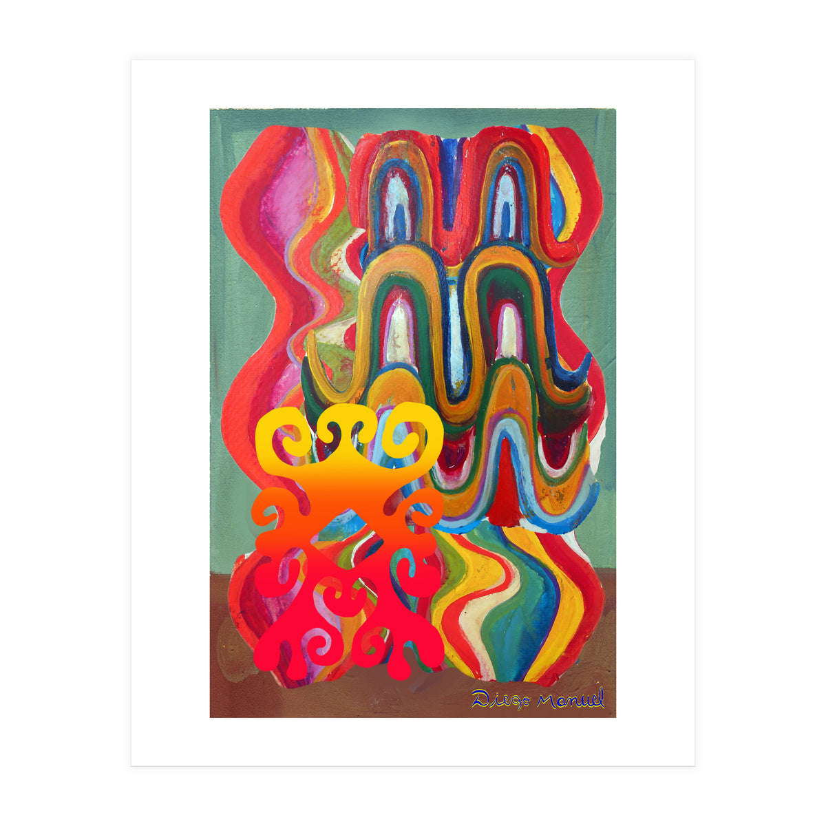 Pop Abstract Asimetrico A9 (Print Only)