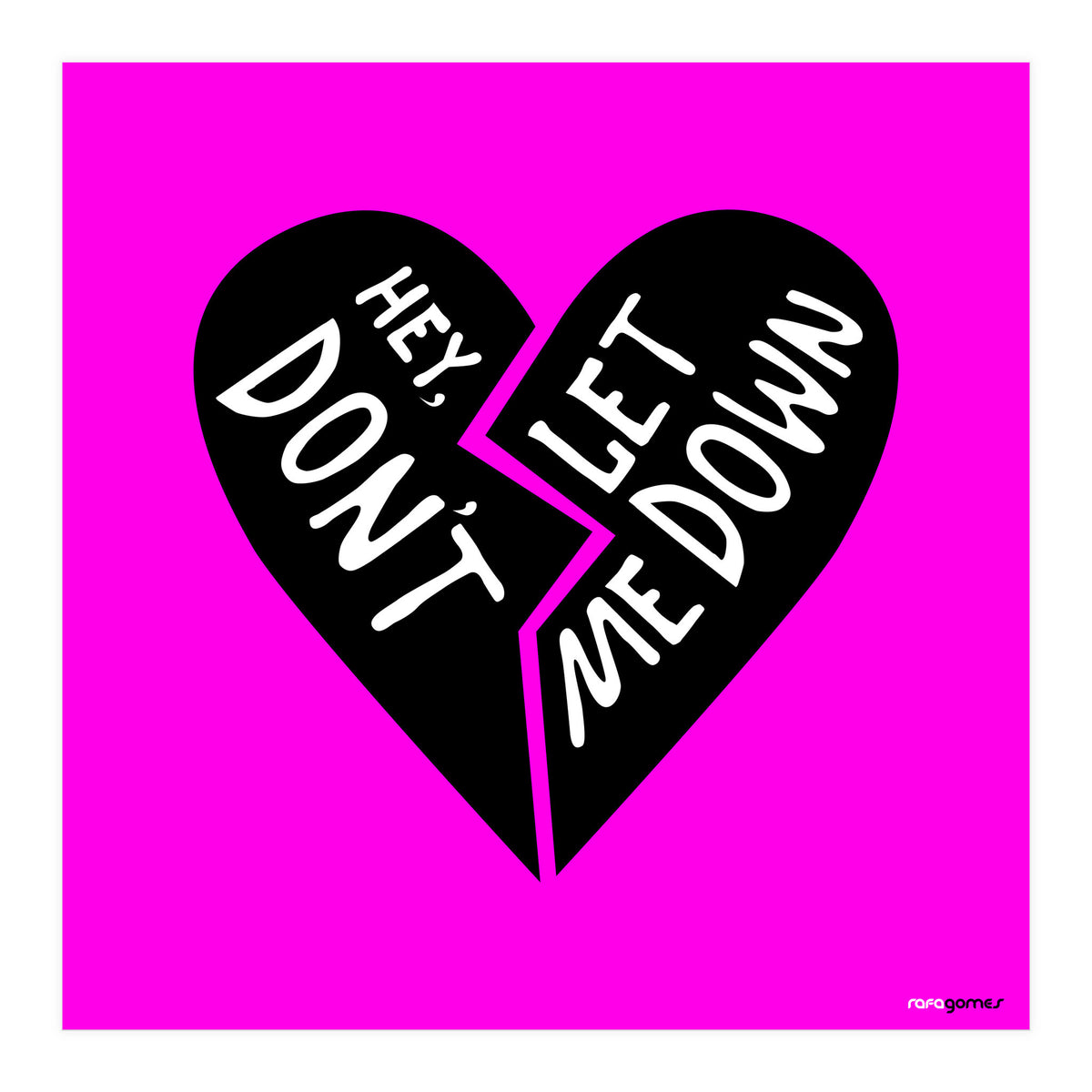 Don't Let Me Down (Print Only)