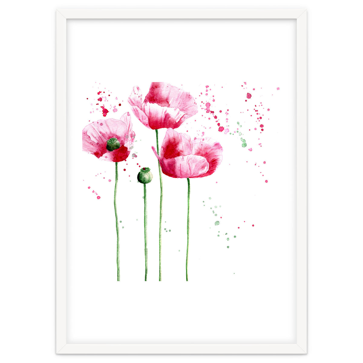 Poppies || watercolor