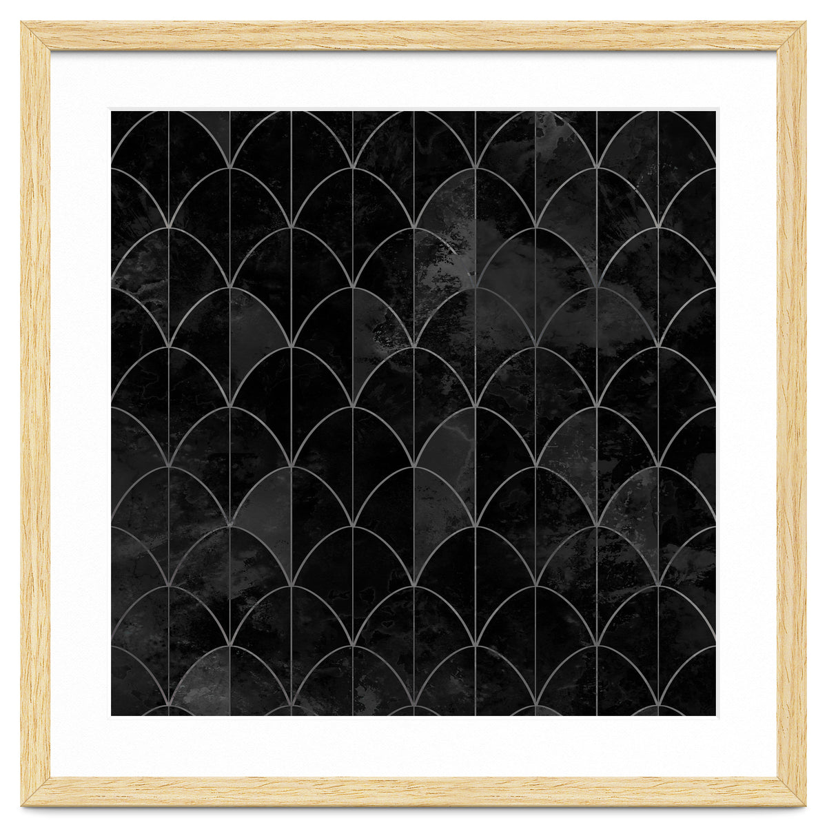 Mermaid scales. Black and white