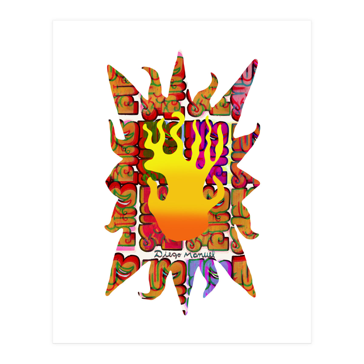 Fuego 4 Copia (Print Only)