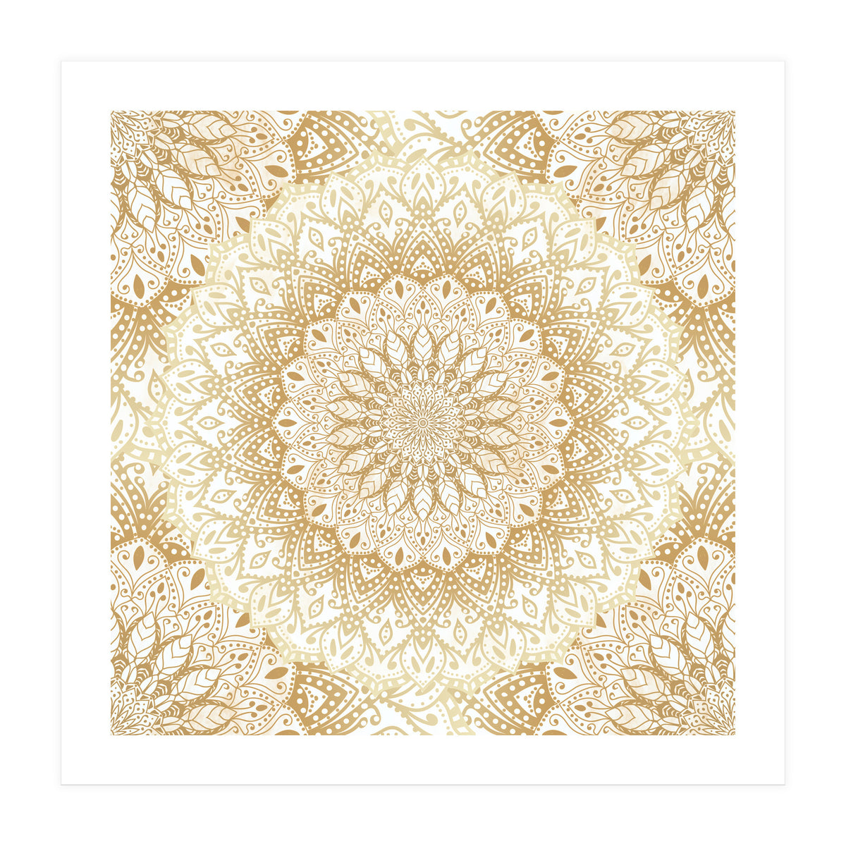Mandalas For May Gold (Print Only)