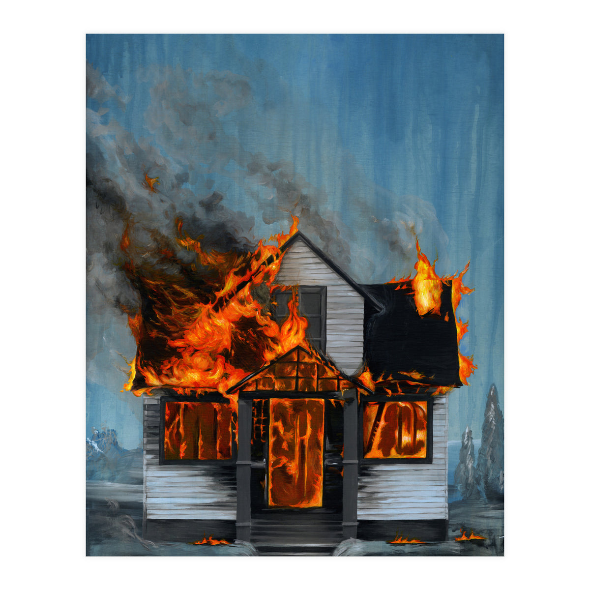 House On Fire (Print Only)