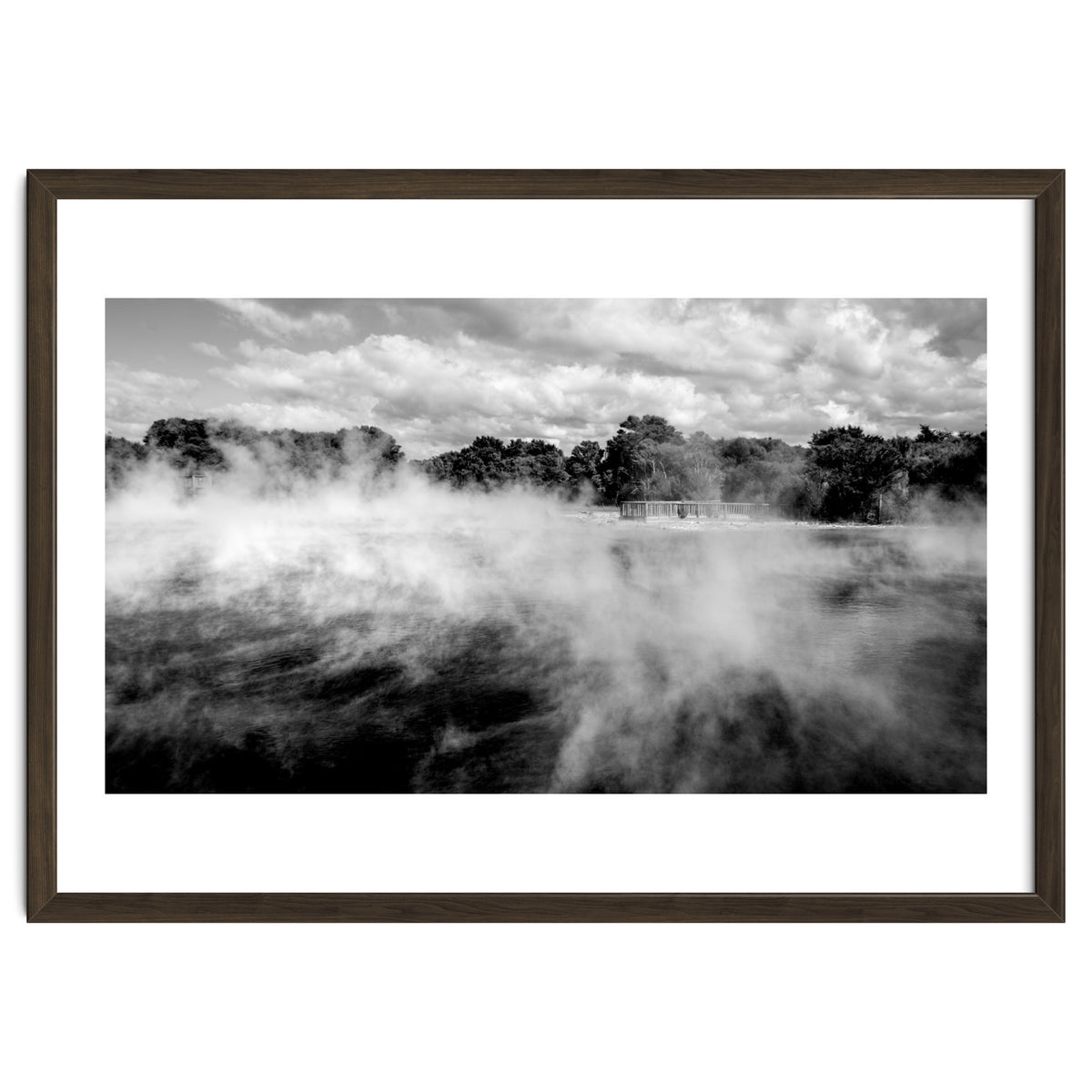 Vapors in Rotorua, New Zealand Art Print