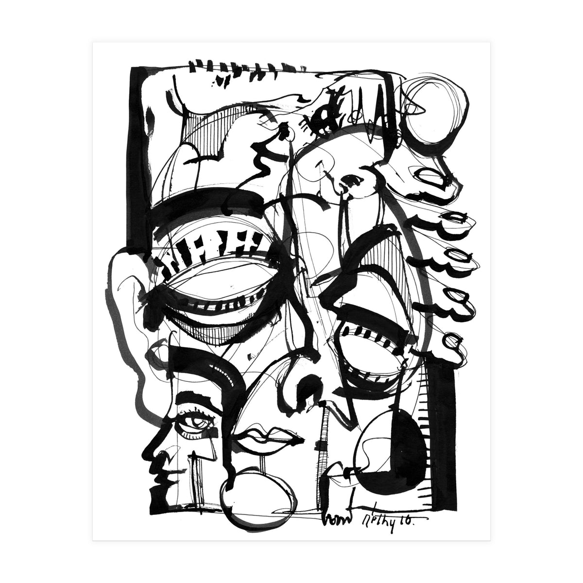 Weird Sensation - b&w (Print Only)