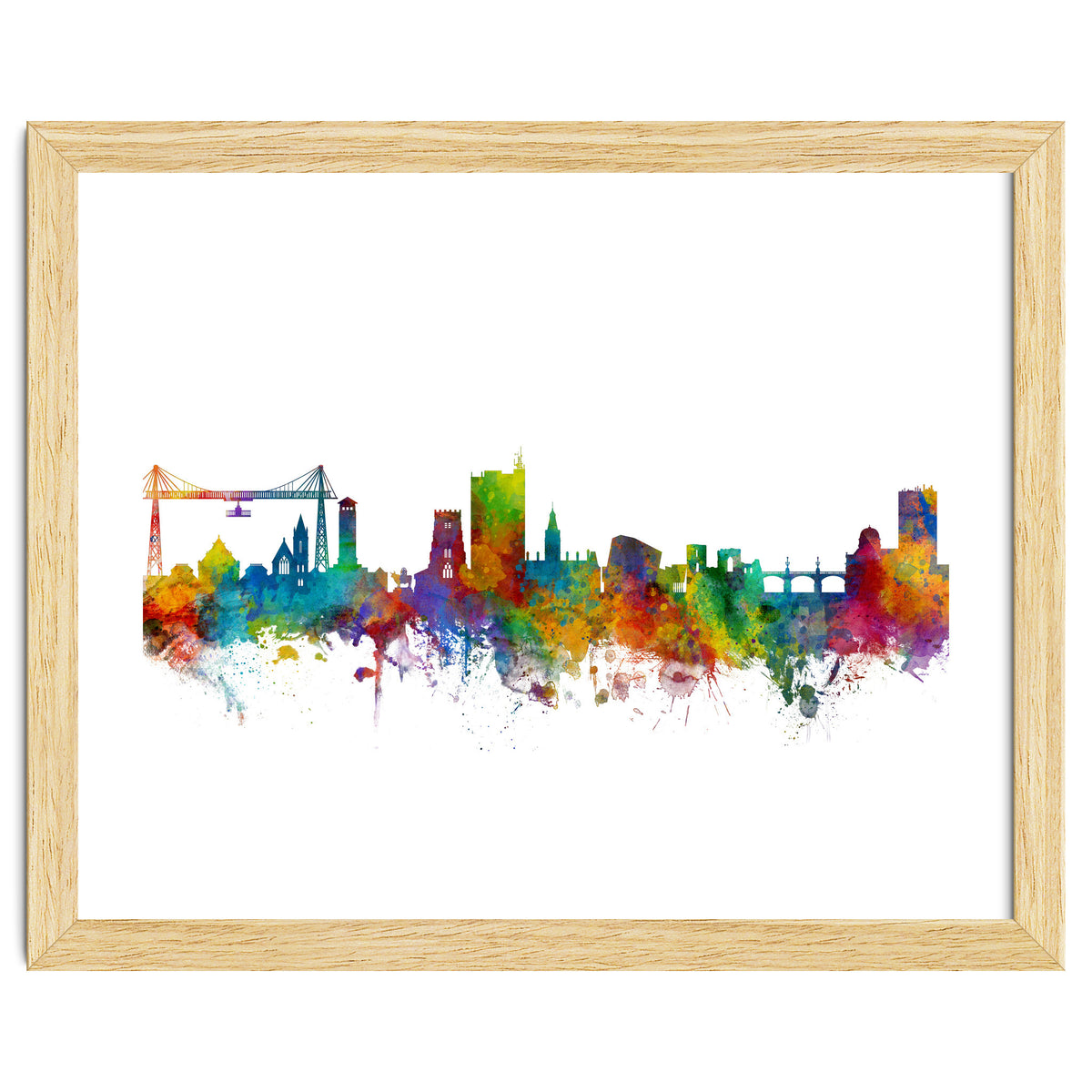 Newport Wales Skyline