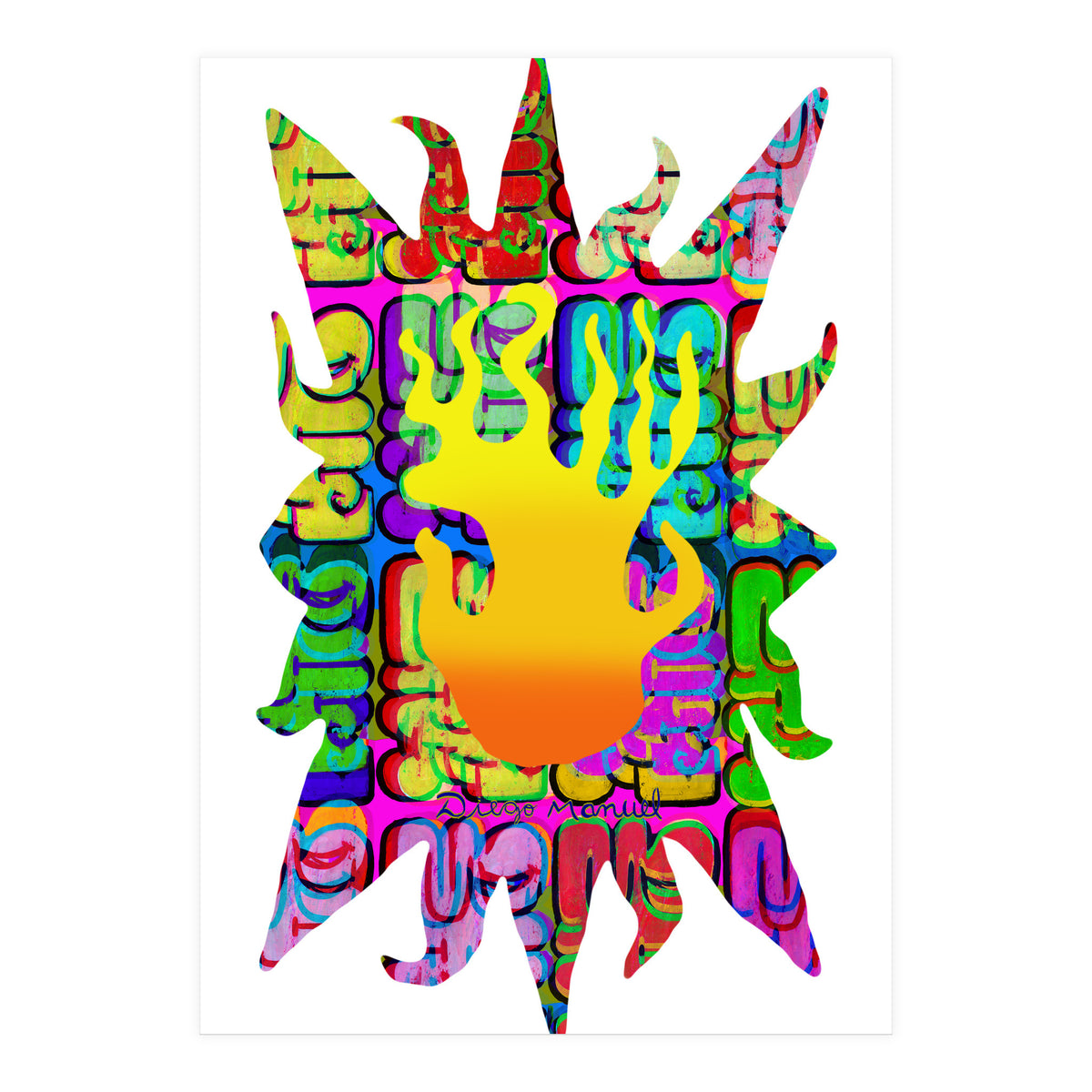 Fuego 5 Copia (Print Only)