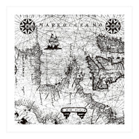 Antique Mercant Map  (Print Only)