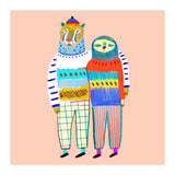 Leopard and Sloth Friends (Print Only) thumbnail