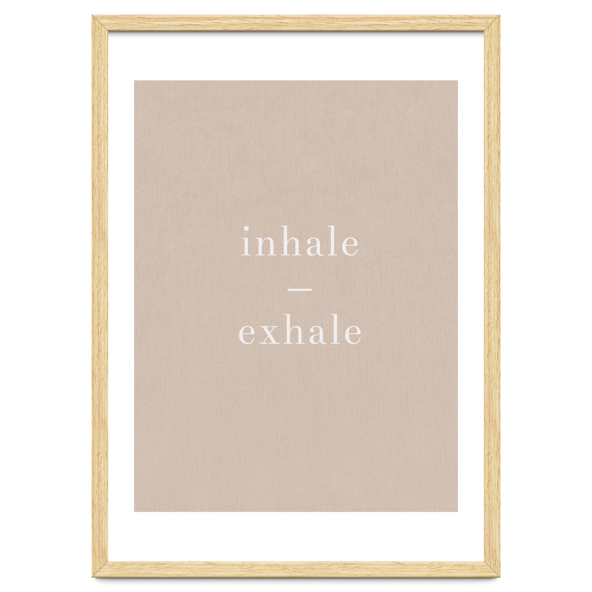 Inhale Exhale Beige Yoga