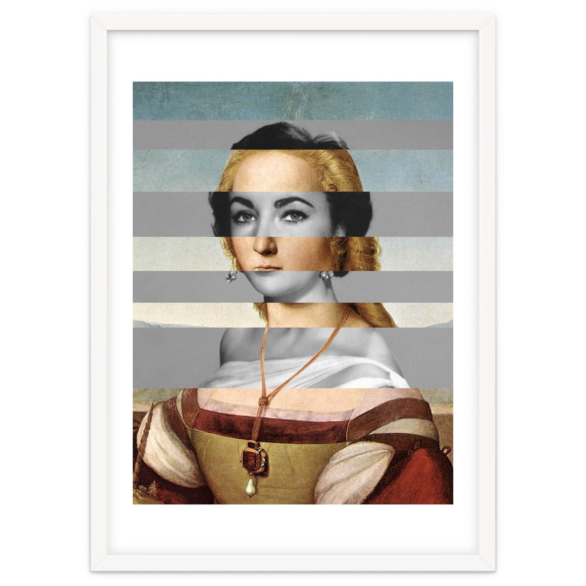 Rafael Portrait of Young Woman with Unicorn & Liz Taylor