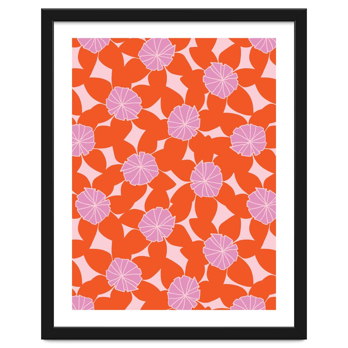 Purple Flower Pattern