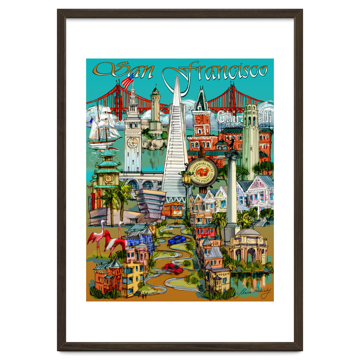 San Francisco Illustration