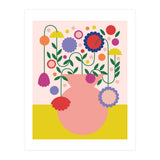 Happy flower Jar  (Print Only) thumbnail