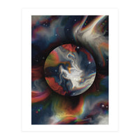 Planet Space Marble Black Hole  (Print Only)