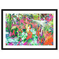 Find Me Where The Tropical Things Are | Jungle Botanical Palm Colorful Painting