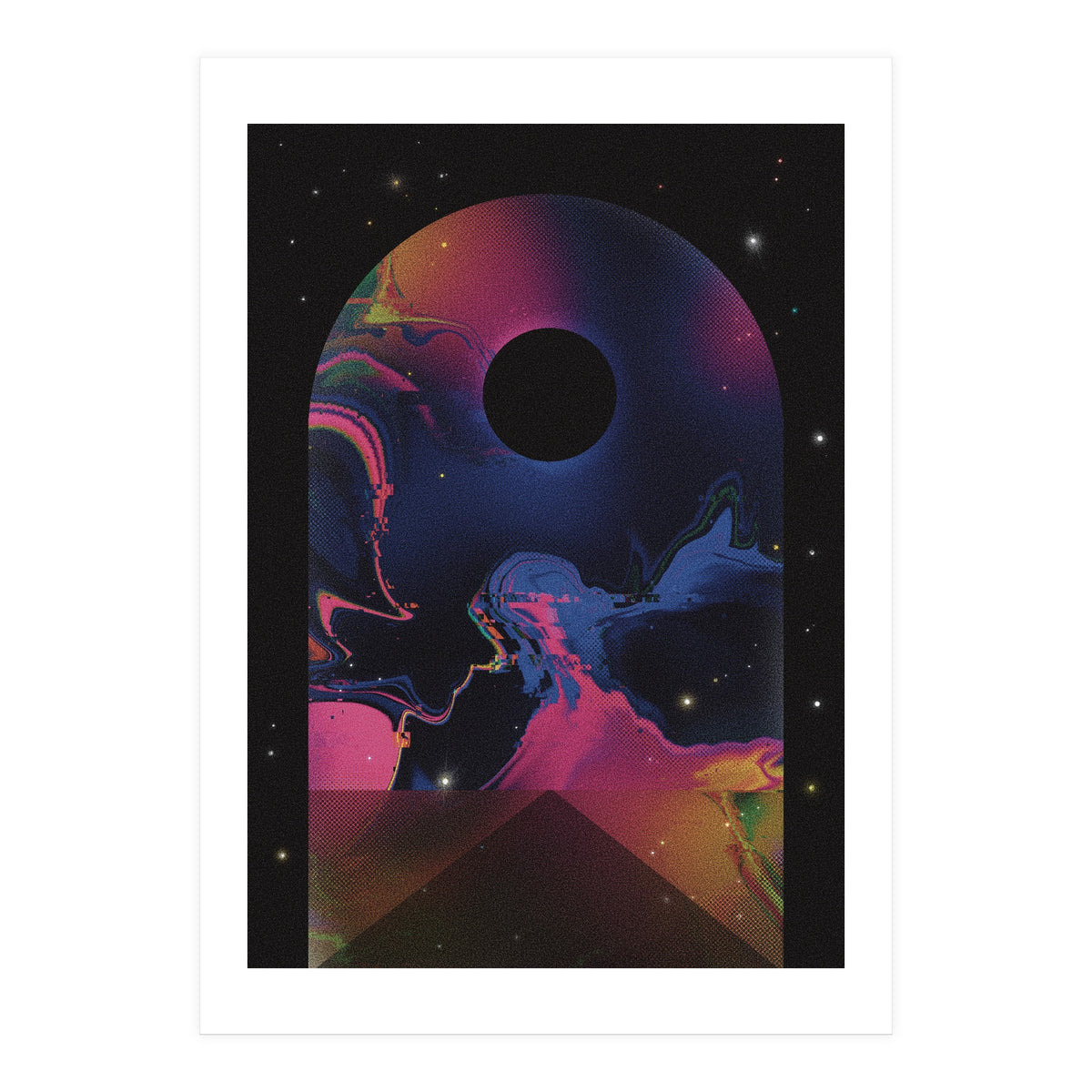 Night Road Landscape (Print Only)